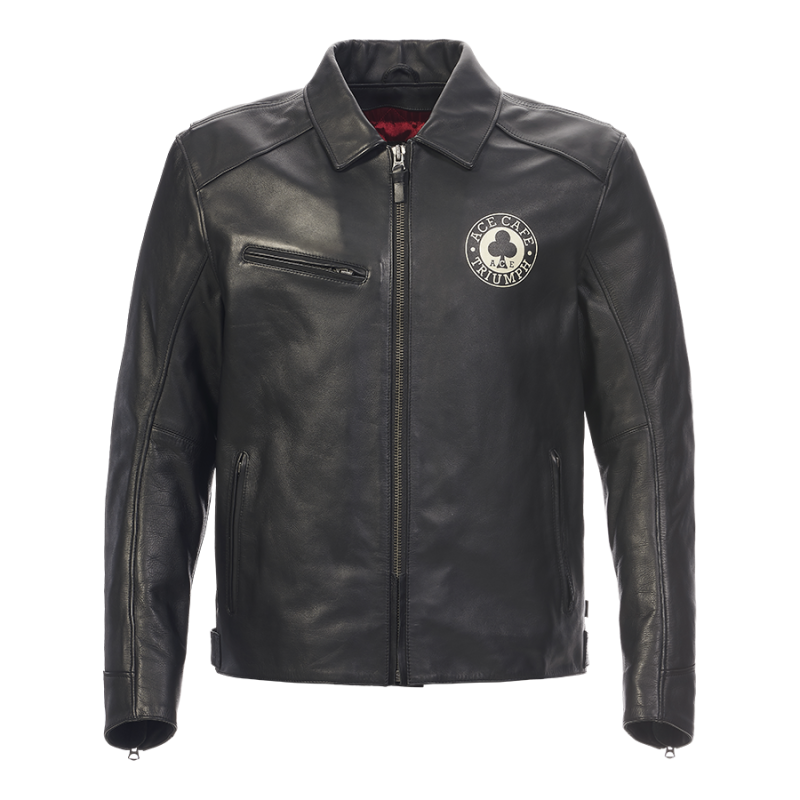 Triumph cafe discount racer leather jacket